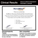 Soulflower Hair Growth Serum, Rosemary Oil, 3% Redensyl, 4% Anagain, Caffeine, Melanogray, Biotin, Rice Water, Clinically Tested on Real people, Hair growth & Hair fall control for Women & Men | 30ml - Image 11