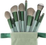 Primwand Professional Makeup Brush Set + Travel Kit – Soft Synthetic Bristles for Face & Eye Makeup – Includes Stylish Handles, Mirror Case & Travel Pouch (Multicolor) - Image 2