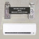 M&M HARIS Hanging MOUNTING Bracket Plate Stand for Split AC Indoor Unit Color : Silver 1 Set - Image 6