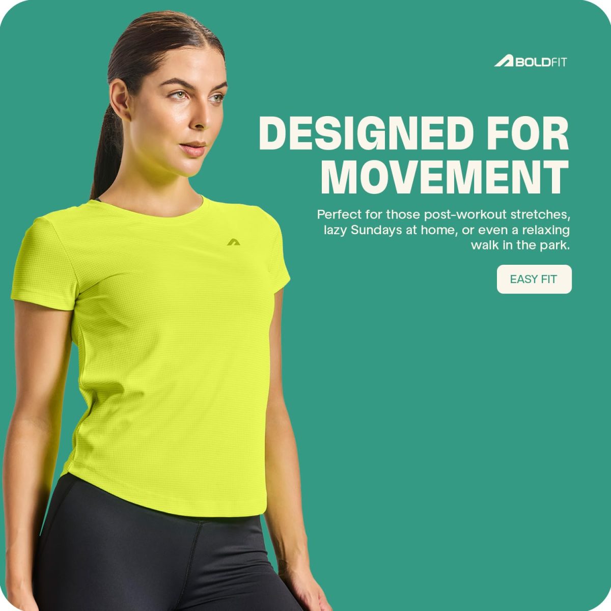 Boldfit Women Polyester Regular – Quick Dry Sports & Workout T-Shirt | Activewear for Running, Casual & Gym Use - Image 6