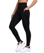 Rock Paper Scissors Premium High Waist Stretchable Gym Tights Leggings with Pockets Gym wear/Active Wear Tights Yoga Pants Zumba/Dance Womens Workout Tights Gym Tights
