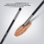 VEGA PROFESSIONAL All Over Concealer Brush, Soft Bristles, Copper Furrele, Wooden Handle, (VPPMB-37) - Image 4