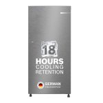 Bosch 187 L, 3 Star, Direct-Cool Single Door Refrigerator with Multi box and cool bottle zone (CST18S23NI, Silver)