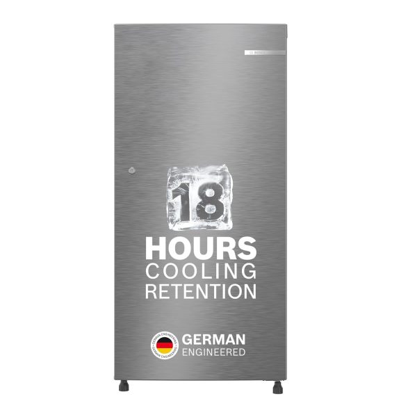 Bosch 187 L, 3 Star, Direct-Cool Single Door Refrigerator with Multi box and cool bottle zone (CST18S23NI, Silver)