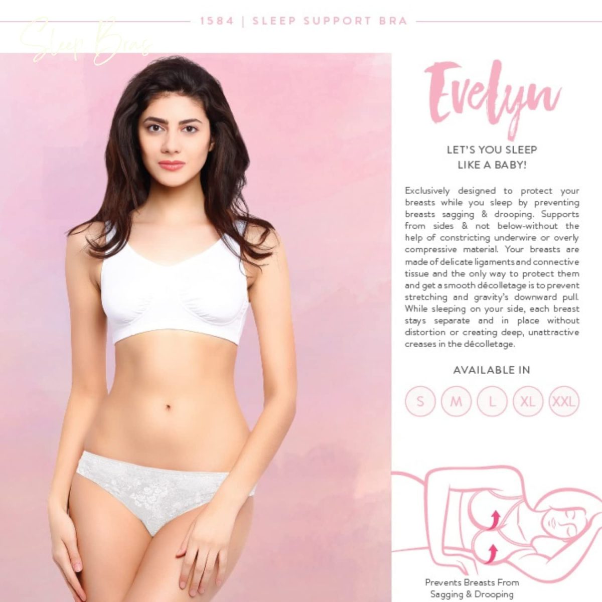 Laavian Women's Modal Non-Padded Wire Free Seamless Bra - Image 6