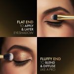 Lakme Absolute Makeup Master Tools - Dual Ended Eyeshadow Brush - Image 5