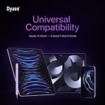 Dyazo Aluminum Super Light Weight Capacitive Stylus Pen for Touch Screen Devices with Fine Point Disc Compatible with All iOS and Smart Android Phone & Tablets Non Magnetic (White) - Image 4
