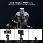 Mobilife Long Selfie Stick with Tripod Stand Aluminum 61 inch Multifunctional Bluetooth Tripod for Mobile Phone Vlogging Live Stream 1/4" Screw for Mirrorless/Action Camera Ring Light Gopro, Black - Image 3