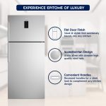 Electrolux 573L Frost Free Inverter Double Door Refrigerator, Top Freezer, TasteLockAuto & TasteGuard Technology, Arctic Silver Steel, UltimateTaste 500, ETE5700C-A - Image 5