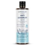 Singular Anti Dandruff Hair Oil for Men & Women - Pure & Natural Cold Pressed Hair oil for Dandruff and Hairfall for Scalp Microbiome Balance with Tea Tree, Peppermint & More Hair Oil - 100 ml