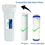 KONVIO NEER Pre Filter for Water purifier for All RO Water Purifier, External Prefilter kit with 2 spun candles (Pre- Filter Kit, White) - Image 3