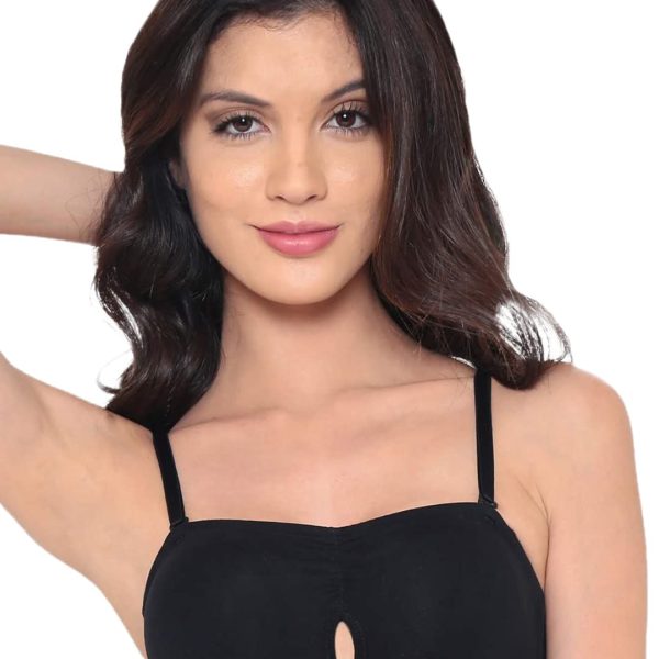 Laavian Women's Non Padded Non-Wired Bandeau Bra