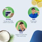 Parachute Hair Cream for Men, 100ml |Anti Dandruff |Hair Cream After Shower |Non Sticky Oil Replacement Hair Cream - Image 5