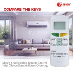 7SEVEN® Compatible Daikin Ac Remote Original ARC470A25 ARC70A1 Model 132A Suitable for Split and Window Air Conditioner and Replicate of Genuine Remotes - Image 6