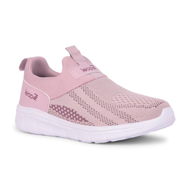 Liberty LEAP7X BOSTER-L2E Sports Shoes for Women with Knitted Upper | EVA Sole, Slip-on Style| Memory Foam Insole | Comfortable Footbed | Walking, Gym & Outdoor Wear