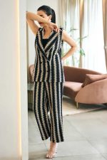 GRECIILOOKS Co Ord Set for Women | Co Ord Set for Women Stylish | Travel Co Ord Set for Women | Festive Co Ord Set for Women |Blazer Co Ord Set for Women - Image 3
