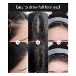 Natural Hairline Powder, Hair Shading Sponge Pen, Hairline Shadow Powder Stick, Quick Root Touch-Up Eyebrow Stamp Root Cover Up Eyebrow Stamp Root Cover Up Eyebrow Stamp Root Cover Up Root Touchup Hairline (POWERFULL MODEL) (Black) - Image 3