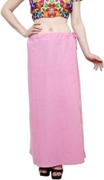 Zuvim Women's Cotton Inskirt Saree Underskirt Readymade Petticoats, Pack of 5 - Image 4