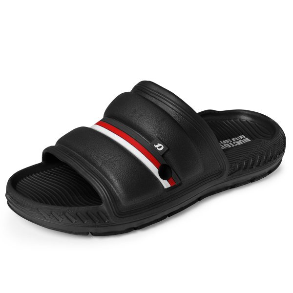 DOCTOR EXTRA SOFT Men's Classic Ultra Soft Sliders/Slippers with Cushion FootBed for Adult | Comfortable & Light Weight | Stylish & Anti-Skid | Waterproof & Everyday Flip Flops for Gents/Boys D-527