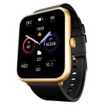 Fire-Boltt Ninja Call Pro Plus Smart Watch 1.83 inch with Bluetooth Calling, AI Voice Assistance, 100 Sports Modes IP67 Rating, 240 * 280 Pixel High Resolution (Gold Black)
