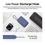 Xiaomi Pocket Power Bank 10000mAh 22.5W Fast Charging|Inbuilt Cable|Slim & Compact|Power Delivery|QC 3.0|Type-C Input & Output|3 Output Ports|Blue|Supports Android,Apple,Tablets,Earbuds,Watches - Image 10