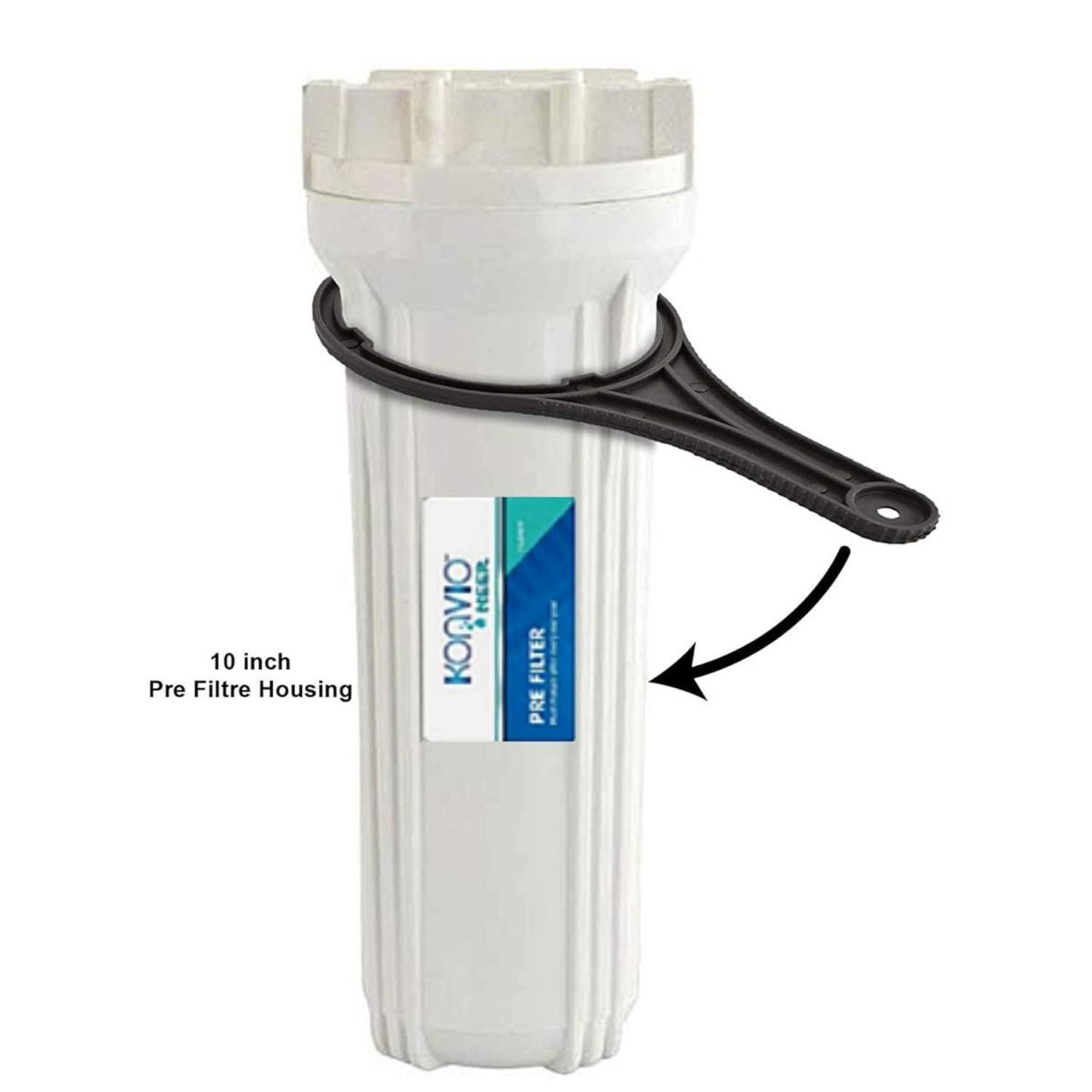 KONVIO NEER Pre Filter for Water purifier for All RO Water Purifier, External Prefilter kit with 2 spun candles (Pre- Filter Kit, White) - Image 4