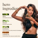 indē wild Champi Hair Oil (50 ml) with Rosemary Oil, Brahmi, Amla, and Bhringraj | Ayurvedic Hair Growth Oil for Dandruff, Hairfall, & Thicker, Fuller Hair | 16+ Ayurvedic Actives | Calming Fragrance - Image 4