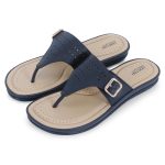 DOCTOR EXTRA SOFT Women's Flat Memory Foam Slippers/Flip-Flops Fashion Stylish Casual Comfortable Diabetic Orthopedic Lightweight Synthetic Slip-On Sandals With Adjustable Buckle For Girls D-609 - Image 4