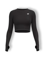 Sfytt Women Workout Crop Top Athletic Yoga Long Sleeve Fitness Tight Tee Gym Cropped Tank Tops