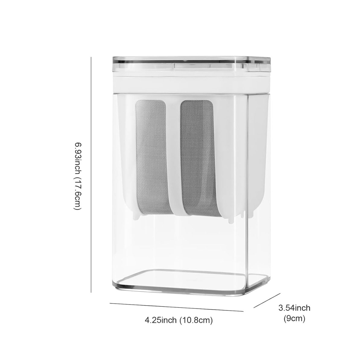 E-COSMOS Plastic Multipurpose Greek Yogurt & Curd Maker Hung Curd - 1100ml | Durable, BPA-Free | Easy Homemade Yogurt & Cheese (Yogurt Maker), 10L x 8W x 16H cm, Multi-Coloured - Image 5