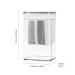 E-COSMOS Plastic Multipurpose Greek Yogurt & Curd Maker Hung Curd - 1100ml | Durable, BPA-Free | Easy Homemade Yogurt & Cheese (Yogurt Maker), 10L x 8W x 16H cm, Multi-Coloured - Image 5