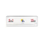 Lloyd 1.5 Ton 3 Star Heavy Duty Inverter Split AC (5 in 1 Expandable, Copper, Anti-Viral + PM 2.5 Filter, White with Silver Deco Strip, GLS18I3FWSHE)