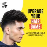 Set Wet Styling Hair Gel for Men - Sport Extreme, 250gm | Extreme Hold, High Shine |For Short to Medium Hair| No Alcohol, No Sulphate - Image 2