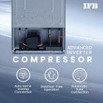 IFB 265L 2 Star Tru Convertible 10-in-1 Advanced Inverter Double Door Refrigerator (IFBFF-3152DBSET, Brush Grey, 360 Degree Cooling, Extraordinary Space) - Image 10