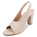 TRASE Ankle Strap Pointed Toe Block Heel Pumps Sandals For Women| Fashionable Sandals, Office, Party and Formal Occasions | Light weight, Soft Footbed, Comfortable & Stylish - (47067)