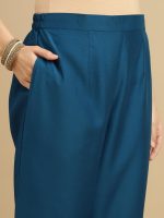 J TURRITOPSIS Women's Embroidered Chinon Kurta & Pant with Dupatta Ethnic Set - Image 6