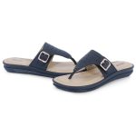 DOCTOR EXTRA SOFT Women's Flat Memory Foam Slippers/Flip-Flops Fashion Stylish Casual Comfortable Diabetic Orthopedic Lightweight Synthetic Slip-On Sandals With Adjustable Buckle For Girls D-609 - Image 5