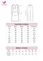 Varanga Women Rust Shirt Collar Neck A-Line Kurta Paired with Tonal Bottom – Elegant & Comfortable Ethnic Wear for Women - Image 8