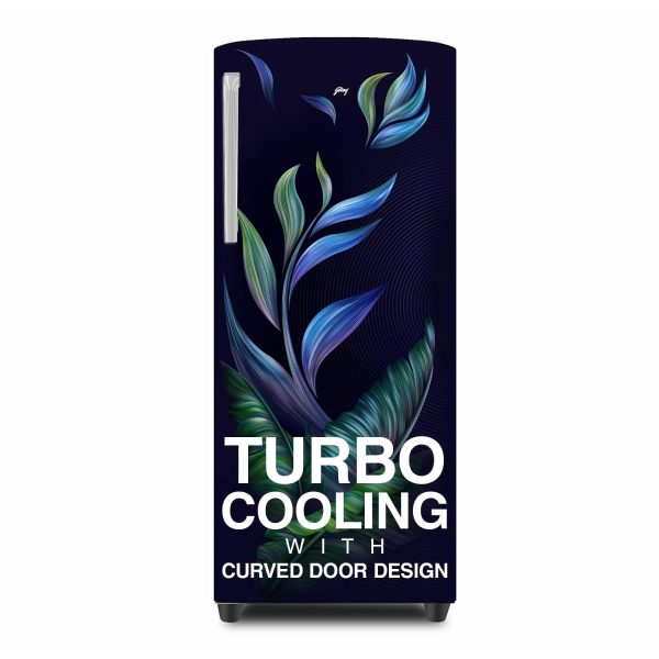 Godrej 268 L 3 Star Turbo Cooling Technology Ensuring Faster Cooling Direct Cool Single Door Refrigerator With Advanced Inverter Technology (RD EMARVEL 290C THI FU BL, Fusion Blue)