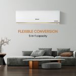 Candy 1 Ton 3 Star Split AC(5 in 1 Convertible,100% Copper,Aqua Clean, Inverter Technology, 3450 W, CS12P3W-INV) - Image 2