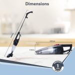 AGARO Regal Plus Upright Vacuum Cleaner, 2-in-1, Handheld & Stick, Dry Vacuuming, for Home Use, 800 Watts, 6.5 kPa Suction Power, Bagless, Black - Image 6