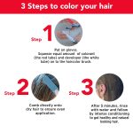 Revlon Top Speed Hair Color for Women Natural Black | Ginseng Root Extract and Mother of Pearl | 100% Grey Coverage in 5 Minutes | Ammonia Free, Easy Application and Intense Conditioning - Image 4