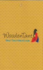 WoodenTant Women's Jamdani Cotton Blend Saree Without Blouse Piece (DJ151_Off-White) - Image 5