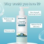 WishCare Unscented Unscented Ceramide Anti Dandruff Conditioner for Dry & Frizzy Hair - Piroctone Olamine, Pre+Probiotics & Hyaluronic Acid 200 Millilitres - Image 3