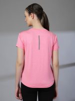 CHKOKKO Women's Polyester Regular Fit Round Neck Gym Sports T-Shirts - Image 4