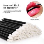 Myynti 50 Mascara Wand Spoolies and Lip Brushes, Lipstick Lipgloss Applicator for Eyebrow Eyelash Extension Makeup Kits Black - Image 3