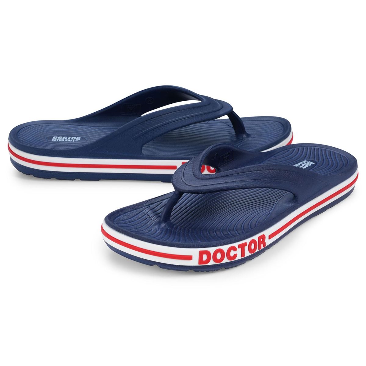 DOCTOR EXTRA SOFT Men's Classic & Premium Casual Flip Flops with Soft Acupressure for Adult | Comfortable & LightWeight| Stylish & Anti-Skid |Waterproof Everyday Cushion Slippers for Gents/Boys D-553 - Image 5