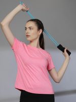 CHKOKKO Women's Polyester Regular Fit Round Neck Gym Sports T-Shirts - Image 5