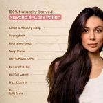 Nat Habit Hibiscus Navdha Shampoo & Conditioner Combo with Reetha, Amla & Castor for Women & Men Dry & Frizzy Hair | Hair Growth & Hair Fall, 72 Hr Frizz Control, Long & Shiny Hair | Sulphate-Free - Image 3