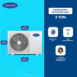 Carrier 2.0 ton 3 star Non inverter split AC (MODEL: 24K DURAWHITE DX) - Image 4
